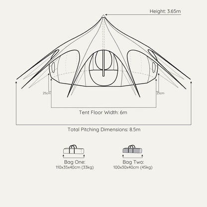 20 FT Stargazer Tent - Lotus Belle Canada